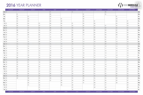 Free Wall Planner Download